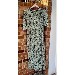 Vintage 1960s Handmade Long Tunic Dress